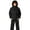 Black, variant on EnJoCho Kids Youth Snowsuit 2 Piece Ski Outfit Windproof 𝖶aterproof Winter Coat Bib Pants Snowboard Insulated Snowsuit Overalls