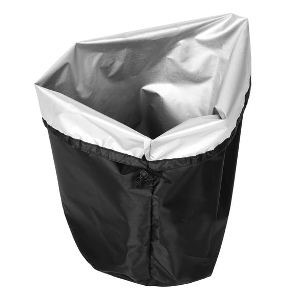 Raindrops Propane Tank Cover Waterproof Dustproof Heavy Duty Black Oxford for Outdoor Use