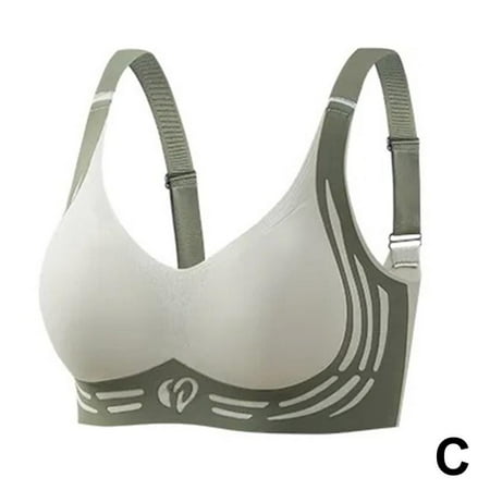 Super Gather Bra| Wireless Push-Up Bra  Comfortable Gather Bra Lift Bra Women X2T4