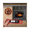 thumbnail image 2 of Term&oacute;metro Digital de Carne, Term&oacute;metro de Doble Sonda para Horno con Alarma, 2 Segundos Lectura Instant&aacute;nea, Term&oacute;metro Cocina para Cocinar, Horno, Barbaco, 2 of 6