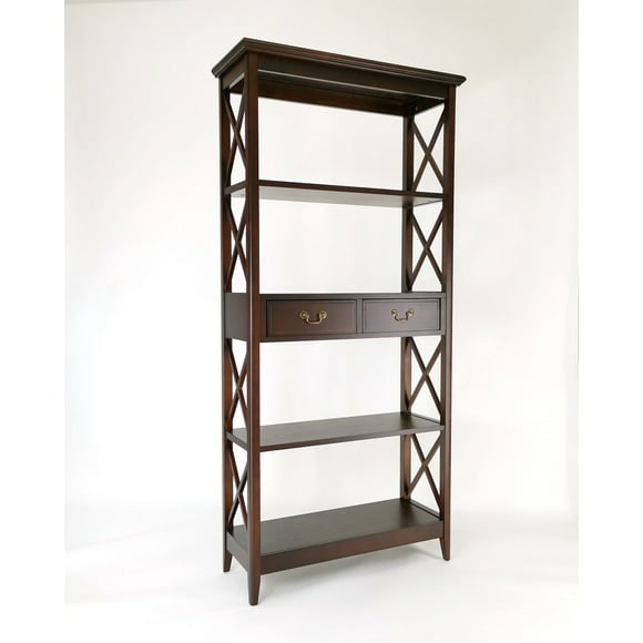 Etagere Bookcase Drawers, Pier One Metro Bookcase