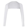thumbnail image 2 of Encogimiento de hombros para cubrir el brazo 4 Piezas Para Mujer Una Pieza Hombro Elástico Modal Cubierta De Brazo Completo Encogimiento De Hombros Hijab Tops Blanco Negro Blanco negro Magideal Encogimiento de hombros para cubrir el brazo, 2 of 7