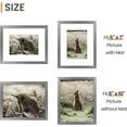 thumbnail image 3 of 8x10 Picture Frame, Display Pictures 5x7 with Mat or 8 x 10 Without, Wall Hanging Photo Frames, 1 Pack, 3 of 6