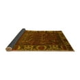 thumbnail image 2 of Ahgly Company Indoor Square Persian Yellow Traditional Area Rugs, 7' Square, 2 of 4