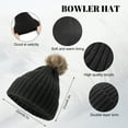 thumbnail image 7 of Bocaoying Winter Hat Scarf Gloves and Ear Warmer, Warm Knit Beanie Hat Touch Screen Gloves Set Winter Gifts Neck Scarves for Women, 7 of 7