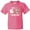 Neon Pink, variant on Inktastic I Am 6 Years Old Cute Smiling Butterfly with Flowers Youth T-Shirt