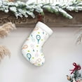 thumbnail image 6 of Yiaed Cute Tennis Rackets Print Christmas Stockings, Christmas Stockings Hanging Ornaments, Christmas Stockings for Family Christmas Holiday Decorations, 6 of 7