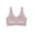 Pink, variant on Black Womens Jelly Bras Wireless Seamless Full Coverage Breathable Elastic Strap Solid Color Push Up Stretchy Comfy Bralettes Support Minimizer Bras