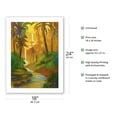 thumbnail image 2 of Hawaii - Mystical Land of Waterfalls - Vintage Hawaiian Travel Poster by Rick Sharp - Bamboo Fine Art 290gsm Paper Print (Unframed) 18x24in, 2 of 4