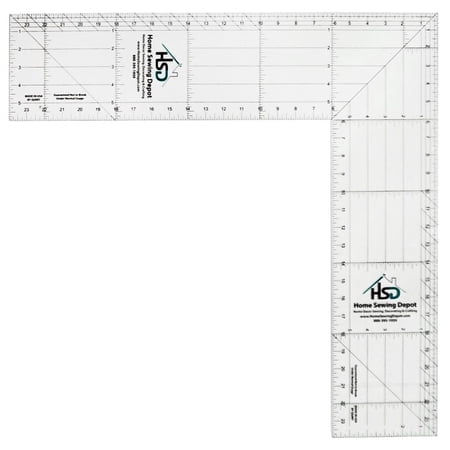 Home Sewing Depot Règle Carrée Pliante de 24 Pouces