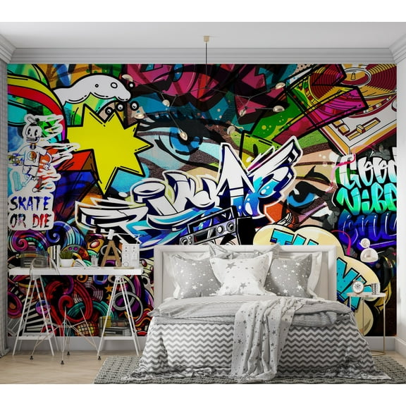 Street Art Wallpaper Wall Mural - Language of The City