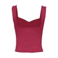 thumbnail image 6 of vigerkar Women Sleeveless Sexy Backless Going Out Crop Top Y2K Strappy Ruched Tank Top Summer Tight Slim Fit Cute Tops RD1, XS, 6 of 6