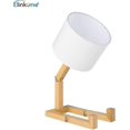 thumbnail image 4 of Lámpara de escritorio encantadora, lámparas de mesa únicas, lámpara de mesita de noche de madera, lámpara de persona divertida y divertida, robot de madera, lámparas lindas para dormitorios, 4 of 5