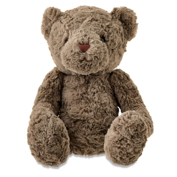 Medium Classic Bear Plush, Gray, 10", Valentine's Day by Way To Celebrate