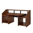 thumbnail image 2 of Spacious Cherry Computer Desk With Earphone Holder And Storage Space Headphone Organization, 2 of 4