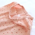 thumbnail image 7 of Wang6 Women's Cotton Pajamas Sets 2 Pieces Long Sleeve Pjs Sets Soft Button V Neck Shirts Wide Leg Pants Loose Fit Little Cherry Printed Sleepwear Loungewear Sets Pink L, 7 of 7