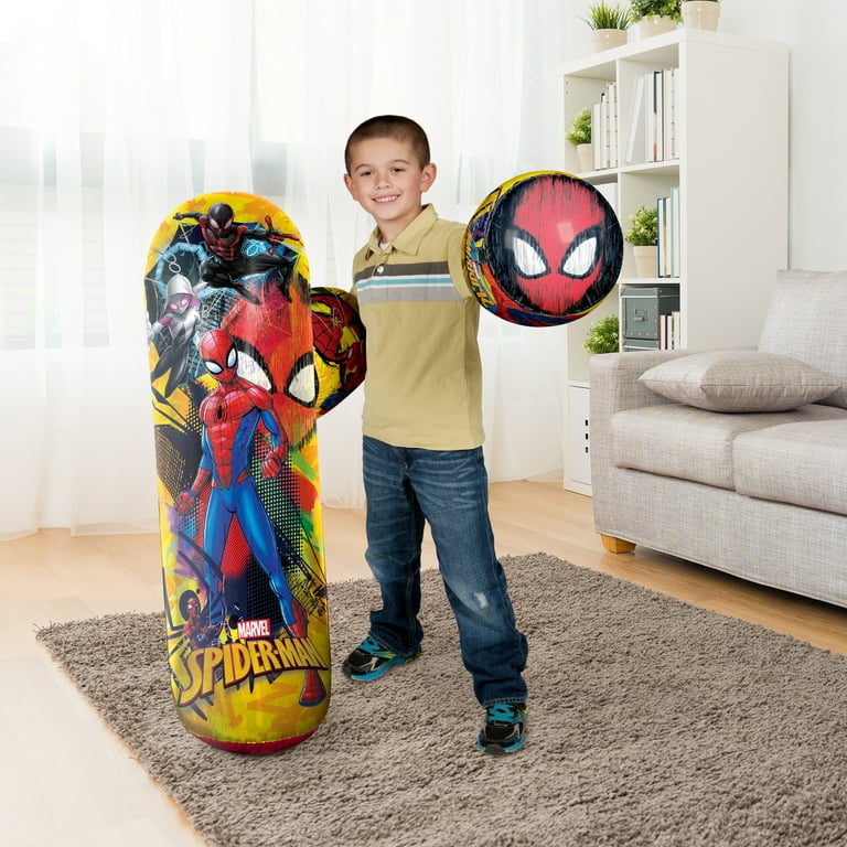 Spiderman bop bag sales and gloves