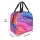 thumbnail image 3 of Disketp Rainbow Glitter Cute for Insulated Lunch Bag for Women and Men, Perfect for Work, Hiking, Picnic, 3 of 8