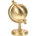thumbnail image 1 of Shisuyan Household Globe Model Vintage Style Home Copper Decor Desktop Handle Globe Craft, 1 of 8