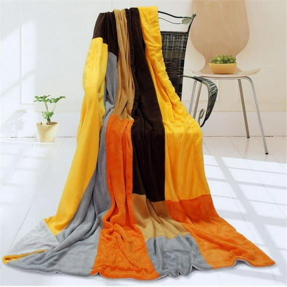 Onitiva - Paint My Love Soft Coral Fleece Patchwork Throw Blanket