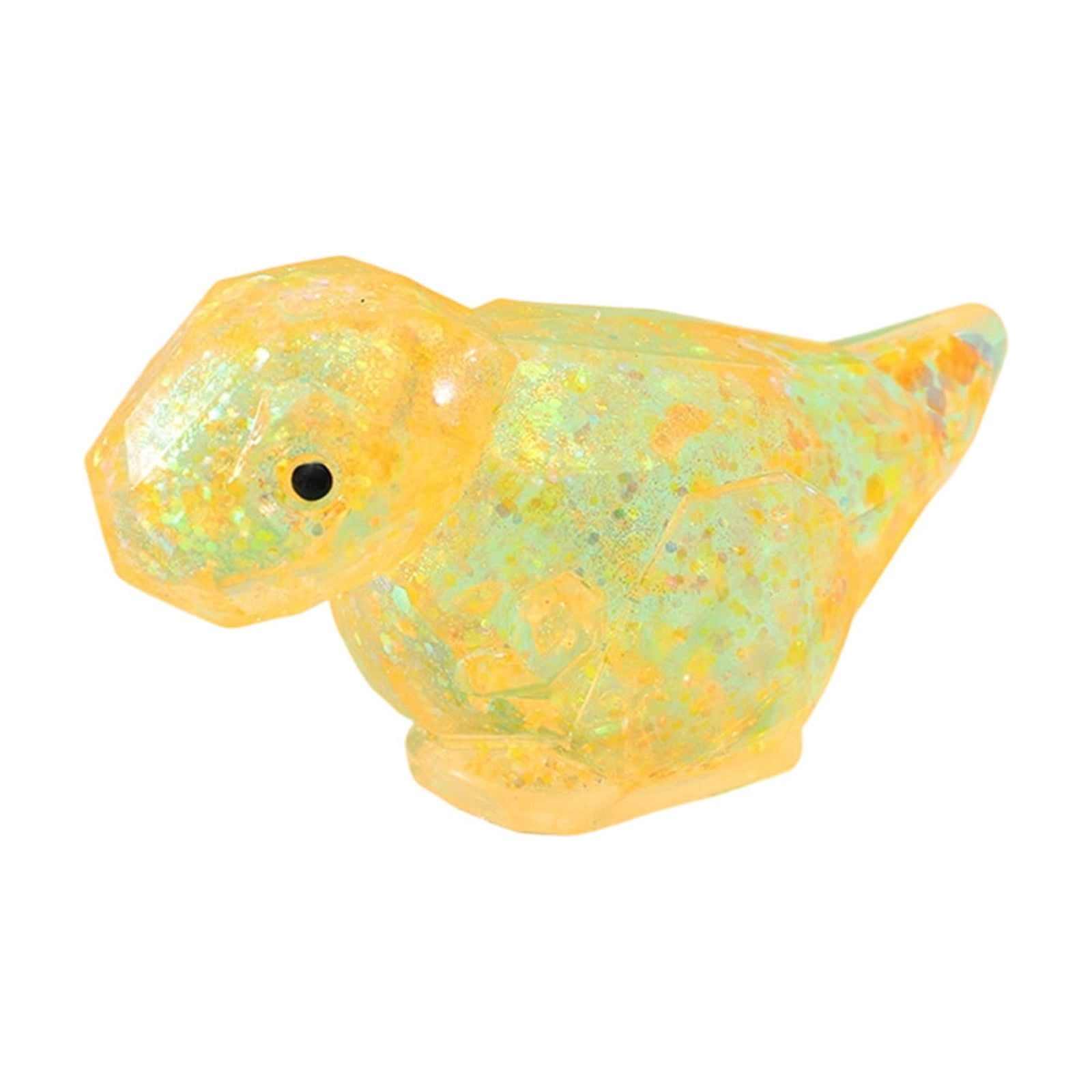 Sugar Diamond Dinosaur Squishy Toys for Stress Relief, Sparkle Slow Rising Dino Fidget for Desk Decor and Gift, Soft Squeeze