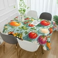 thumbnail image 2 of Yayeee Tablecloths 60" x 90" Rectangle Wrinkle Resistant Party Table Cover, Green Floral Tomatoes, 2 of 8