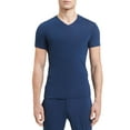 thumbnail image 3 of Calvin Klein Men's T-Shirt Ultra Soft Modal Short Sleeve V-Neck Tee NM1659, White, S, 3 of 3