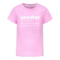 thumbnail image 3 of TZEWGL Summer Short Sleeve Letter Printed Tunic Tees For Child Clothes For Baby size 7-8T, 3 of 4