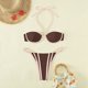 thumbnail image 2 of Traje de baño separado para mujer Beach Seaside Bikini cómodo Soporte de acero Traje de baño con estampado de leopardo OAVQHLG3B Store  lin121212, 2 of 4