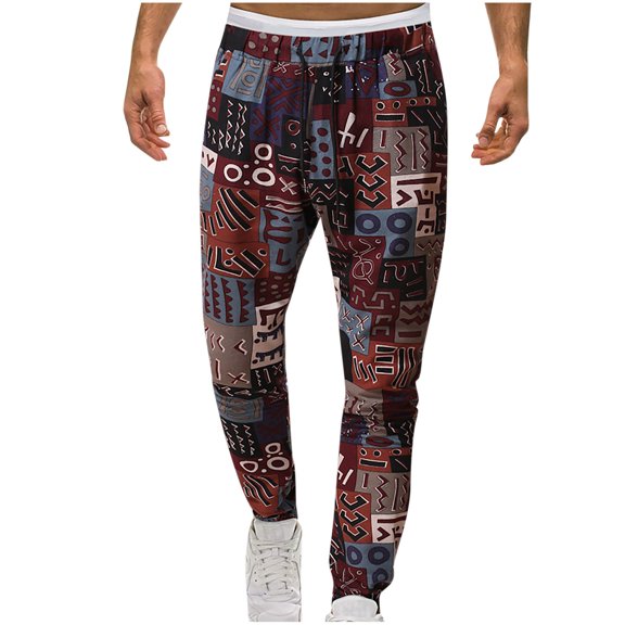 Giftesty Men Pants Clearance,Men's Long Casual Sport Pants Linen Fit Trousers Running Joggers Sweatpants