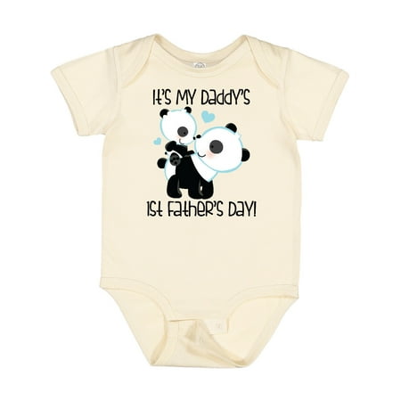 

Inktastic My Daddy s 1st Fathers Day Gift Baby Boy Bodysuit