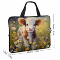 thumbnail image 2 of JRXY Cute Highland Cow Laptop Carrying Bag Computer Protective Handle Case 12inch, 2 of 5