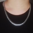 thumbnail image 2 of Collar Cadena Enlace cubano Moda Oro Plata Color Joyería Titanio Metal Acero inoxidable Moda Cn (Origen) para hombres y mujeres Tan Jianjun unisex, 2 of 2