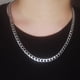 thumbnail image 2 of Collar Cadena Enlace cubano Moda Oro Plata Color Joyería Titanio Metal Acero inoxidable Moda Cn (Origen) para hombres y mujeres Tan Jianjun unisex, 2 of 2