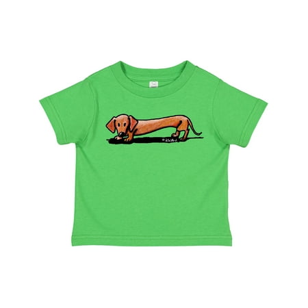 

Inktastic Little Red Doxie Boys or Girls Toddler T-Shirt