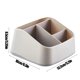 thumbnail image 3 of Caja de almacenamiento de papelería de escritorio de oficina dividida en pequeños compartimentos Organizador de almacenamiento de escritorio Estuche para lápices y tarjetas Contenedor para escritorio, 3 of 6