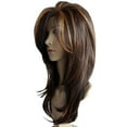 thumbnail image 5 of Ankoty Clearance! Natural Looking Cute Wigs for Everyday Parties Wavy Net Rose Synthetic Women Black Red Fashion Wig Short Wigs Front Wig 1 Wig Brown, 5 of 7
