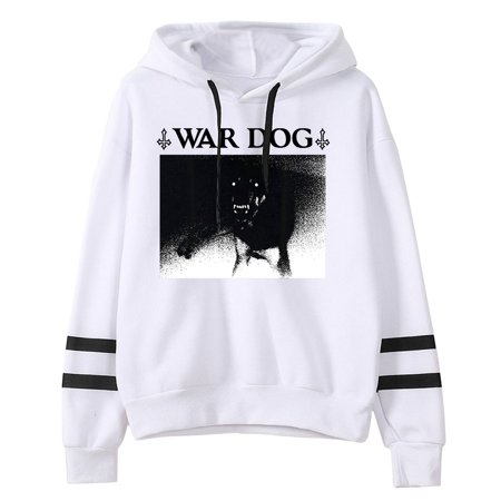 Playboi carti war dog Hoodies Pocketless Parallel Bars Sleeve Sweatshirt Woman Man Clothes