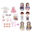 thumbnail image 2 of Doll Body 3D Big Eyes Realistic Eyelash Girl Dolls con caja Cumpleaños estilo 4 Zulema muñeca bjd cuerpo de niña, 2 of 8