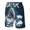 thumbnail image 4 of Fotbe Shark Trajes de Baño Estampados para Hombre, Shorts de Verano de Secado Rápido, Ropa de Playa, Bañadores-Medium, 4 of 6