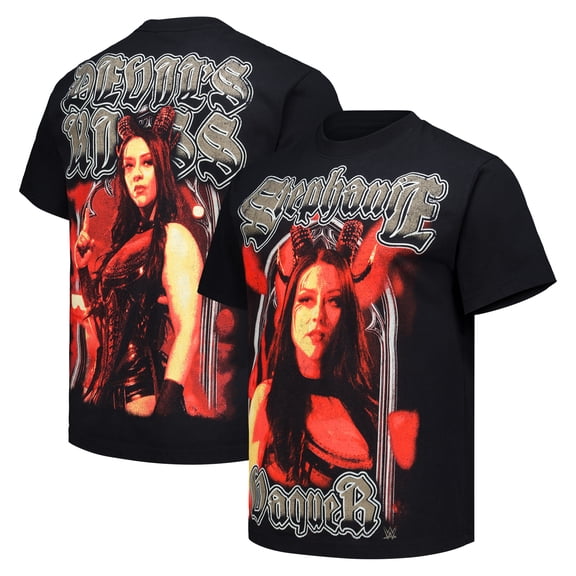 Men's Ripple Junction Black Stephanie Vaquer Devil's Kiss Boxy T-Shirt
