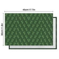 thumbnail image 6 of Green Christmas Tree Pattern Summer Placemats Table Placemats Set Of 4-Linen Kitchen Washable Placemats Table Mats 11.8"x17.7" Non-Slip Heat Resistant, 6 of 6