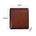 thumbnail image 3 of Wooden Bassoon Reed Case Maroon Hand Carved Bassoon Reed Box for 3pcs Reeds, 3 of 7