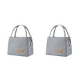 thumbnail image 4 of ZheElen Pack Lunch With Confidence Insulated Bento Bag Designed For Large Capacity Large+Grey 2Set, 4 of 6