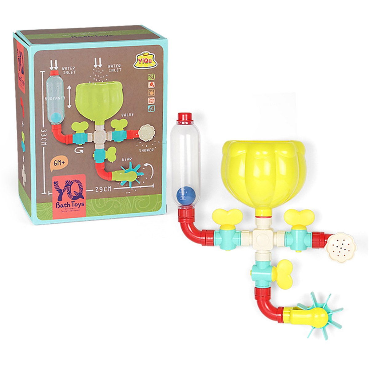 Cender Pipes Baby Bath Toys For Toddler Bath Toys Kids Bath Toys With Fun Widgets Walmart Com Walmart Com