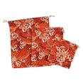 thumbnail image 2 of Bolsas de almacenamiento con cordón 3pcs bolsa de almacenamiento de lazo de regalo de té cosmético oro bloquear 3 piezas de color rojo Magideal Bolsas de almacenamiento con cordón, 2 of 7