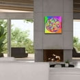 thumbnail image 4 of Epic Graffiti 'Sacred Geo Flower of Life' by Howie Green, Canvas Wall Art, 26"x26", 4 of 8