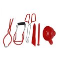 thumbnail image 1 of Coiry Canning Kit, Canning Jar Lifter with Grip, Anti-Scald Clip Suit, 6pcs (Red), 1 of 9