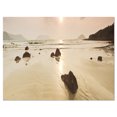 thumbnail image 2 of Sunrise over Rocky Sea Panorama - Art Moderne sur Toile, 2 of 3