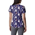 thumbnail image 5 of Hearthz Easter Scrub Top Women Bunny Egg Hunt Print V Neck Short Sleeve Nurse Uniforms Scrub Shirts with Pockets, 5 of 5